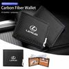 Car Driver's License Pouch Men's Wallet Card Case Holder Accessories For Lexus CT200h ES250 ES300h IS250 IS200 GS300 GS460 GX470 CJ0