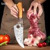 Острый нож ручной ковки, кухонный нож для разделки мяса, нож для разделки рыбы, нож для обвалки мяса, разделочный нож, нож для чистки, многоцелевой нож