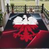 Soft Floor Carpet Poland Football Pattern Area Rug Decorative Mat For Home Room Decoration