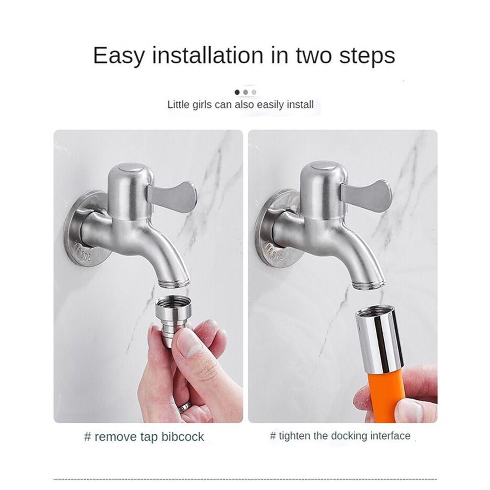 Аксессуары для кранов Вращающийся на 360° гибкий шланговый кран Распылительная головка Удлинитель трубы для крана Удлинительная трубка