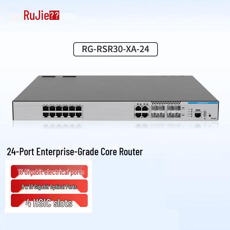 Ruijie RG-RSR30-XA-24 Enterprise Core Router/Switch