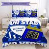 VfL Bochum 1848 Pattern Bedding uilt Set uilt Cover Pillowcase Home Decoration Birthday Gift (1 * duvet cover + 2 * pillowcase  without core)99