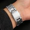 19 мм 21 мм Для Swatch цельнометаллический браслет вогнуто-выпуклая часовая цепочка YVS400 451 YVB404 железные мужские женские стальные ремешок для часов