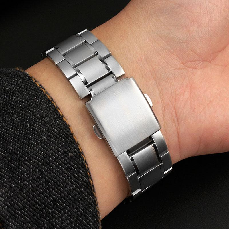 19 мм 21 мм Для Swatch цельнометаллический браслет вогнуто-выпуклая часовая цепочка YVS400 451 YVB404 железные мужские женские стальные ремешок для часов
