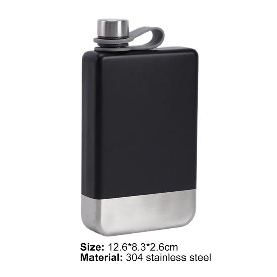 Герметичная фляжка на 9 унций с завинчивающейся крышкой, тур из нержавеющей стали 304
