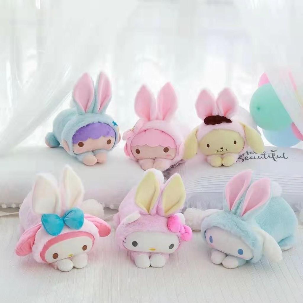 Мультяшная Девочка Сердце Собака с Большими Ушами Превращающийся Кролик Чехол для Коробки с Салфетками Подвесной Чехол для Салфеток в Автомобиль Подушка для Сна