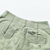 Retro Style Women Cargo Pants Low Rise Wide Waist Cropped Overalls Straight Leg Solid Color Multi Pocket Work Pants