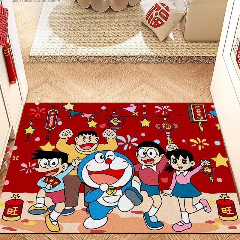 Animation Cartoon Floor Mat, Door Mat Entrance, Stable Anti-Slip And Anti-Rubbing, Dust Removal, Water Suction And Mud Scraping, Diatom Mud Floor Mat