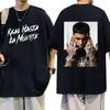 Футболка с принтом рэпера Anuel AA Real Hasta La Muerte Мужская Повседневная Хлопковая Модная Хип-Хоп Винтажная Свободная Женская Футболка