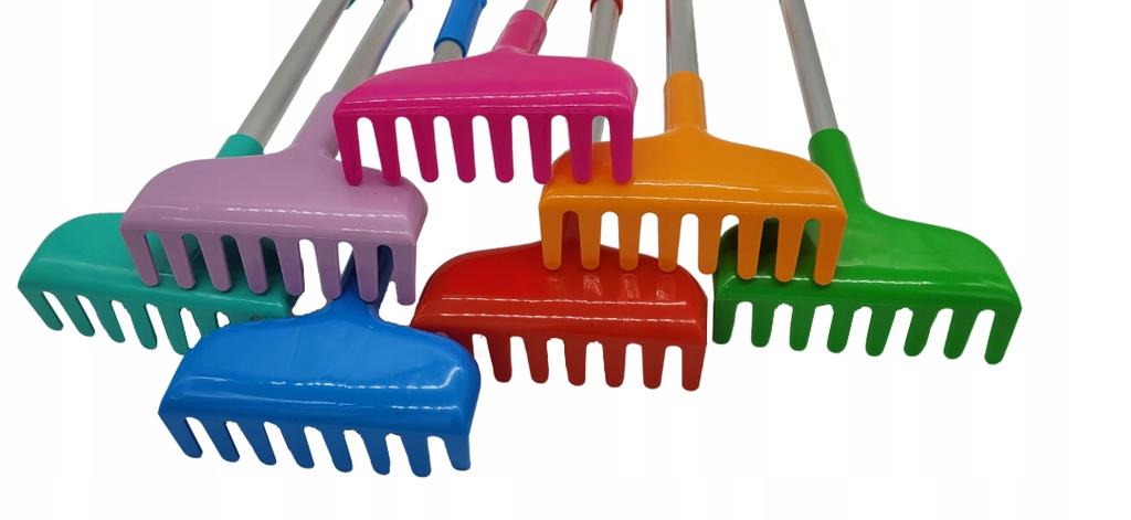 Grabki Do Piasku Aluminiowy Alu Trzonek Duże 41 Cm