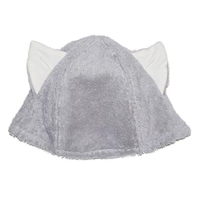 Kontex Imabari Шапка для сауны <55020-007> NEKO Шапка для сауны с ушками кошки, Сертифицированный продукт бренда полотенец Imabari, Сауна, Посетитель сауны, Аксессуары для сауны, 100% хлопок, Ан
