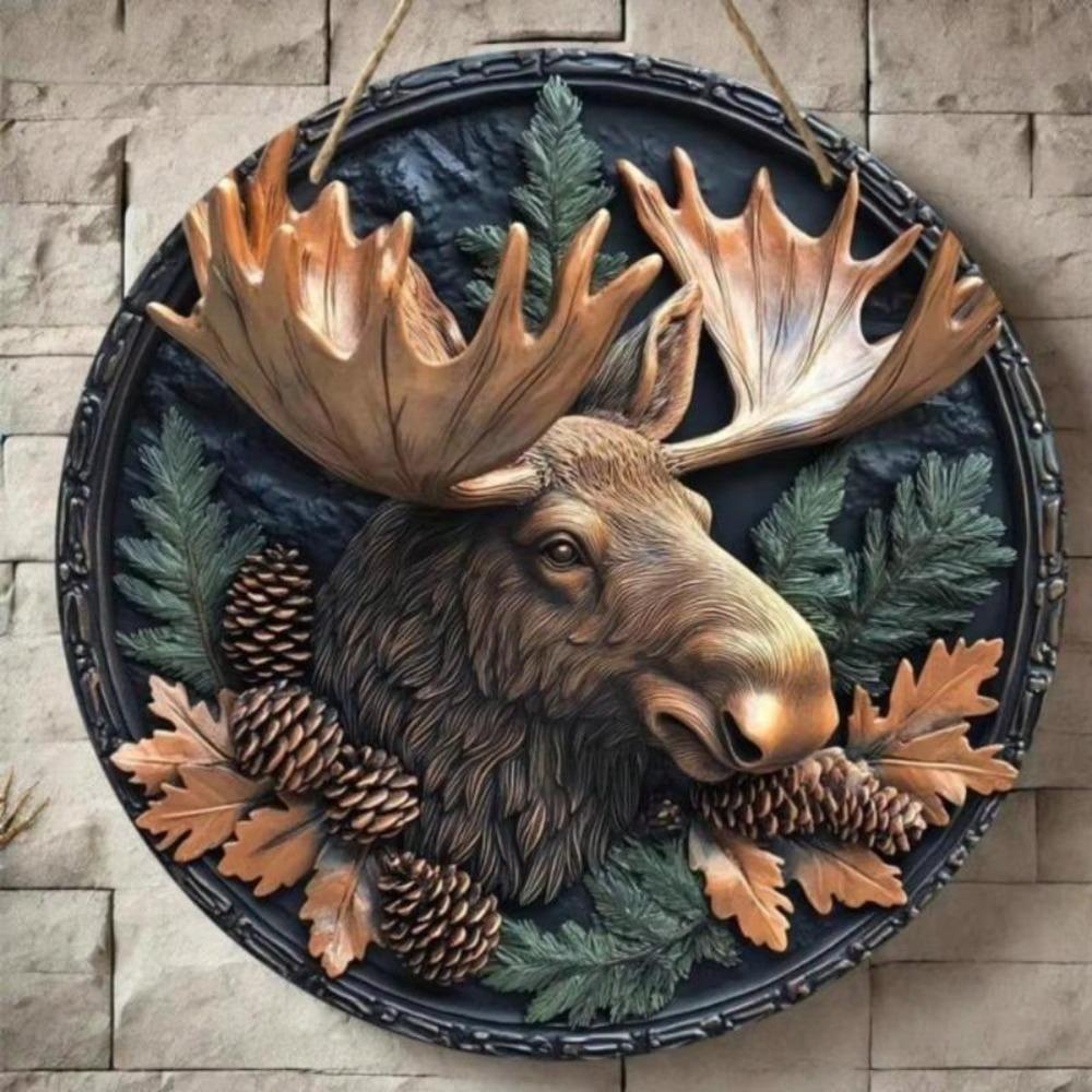 Металлический знак-плакат с лосем, настенный декор для паба, кухни, кафе, домашнего офиса