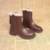 New Snow Boots, Women's Shoes, Fleece and Thickened  Thick-soled Ankle Boots, Anti-slip Cotton Shoes
