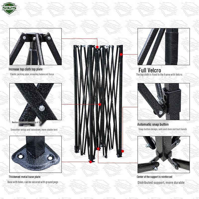 Heavy-Duty Folding Outdoor Canopy