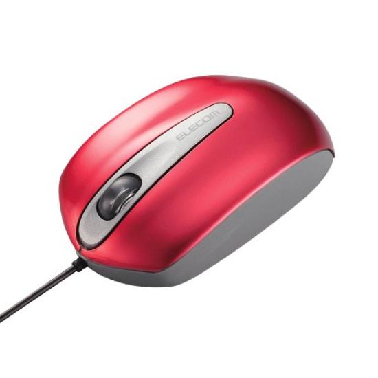 USB-лазерная мышь ELECOM серии M-LS1 (красный) M-LS1URRD