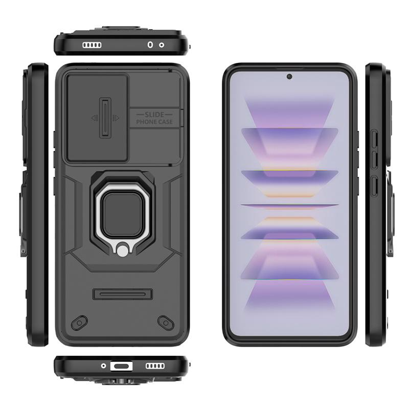 Для Xiaomi Poco F5 Pro 5G чехол Armor противоударный магнитный чехол для телефона Poko Little F5Pro F 5 Pro 5G 23013PC75G 6.67" чехол