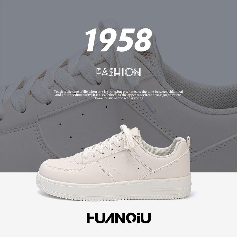 Global Breathable Little White Shoes Men's ZHQ-HY626 Spring Men's Shoes Versatile Platform Casual Shoes Men's Heightening Board Shoes