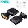 QGeeM VGA To HDMI Converter Adapter With Audio Full HD VGA To HDMI Adapter with Video Output 1080P HD for PC Laptop HDMI toVGA