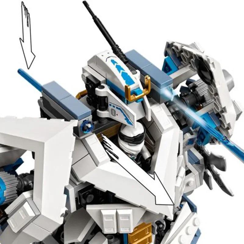 Legacy Zane Titan Mech Battle TV Сезон 5 Строительные блоки Классические наборы моделей Кирпичи Рождественский подарок Игрушки