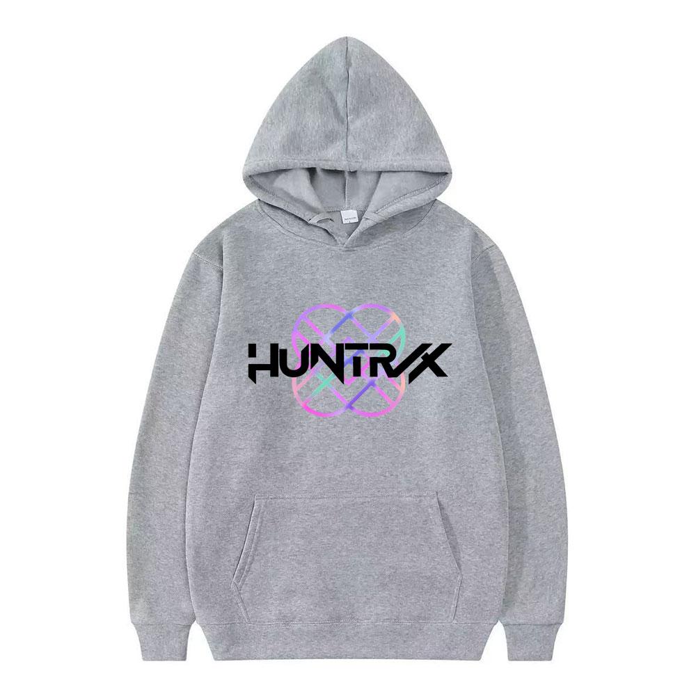 KPop Охотники на демонов Huntrix 2025 Горячая распродажа Мужская женская толстовка с капюшоном с длинным рукавом Харадзюку Пуловер Осень и зима Оверсайз свитшот