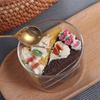 Glass Pudding Cup Round Shaped Candy Dishes DIY Serving Bowls  Milk