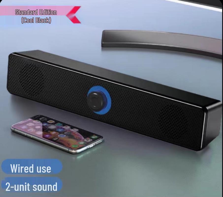 E3511 Long Strip Bluetooth Speaker with USB Wired Option and YSD-1002D Knob for Enhanced Bass