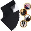 Black  Fabric Adhesive Sheets Multipurpose Velvet Sheet Sticky Glue Back