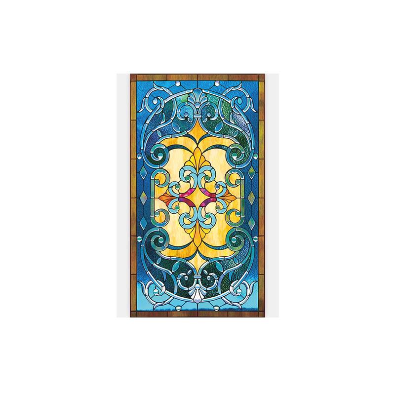 Индивидуальные цветные наклейки на стекло в европейском стиле для церкви, матовая оконная пленка, антибликовые наклейки на окна в ванной комнате, бумага