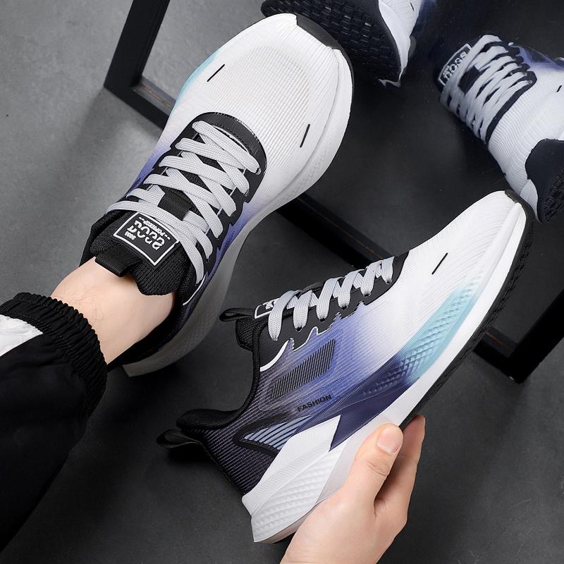 Men Breathable Mesh Running Shoes Lightweight Sport Sneakers for Training Walking Commuting Travel Daily Wear Sizes 39-44