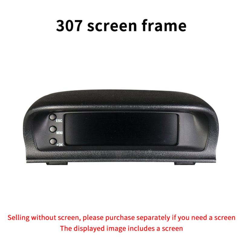 Для Peugeot 307 Рамка экрана, Декоративная панель крышки бортового компьютера, Панель для центральной консоли, дисплея навигации, радио