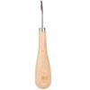 Rhombus Awl Steel Cone Punching Leather Tool Beech Handle Diamond Point Awl Less Than Br More Than (Bending Tip )