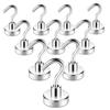 6 PCS Wall-Mounted Powerful Load Bearing Hooks Key Coat Cup Holder Practical Home Kitchen Storage Organization