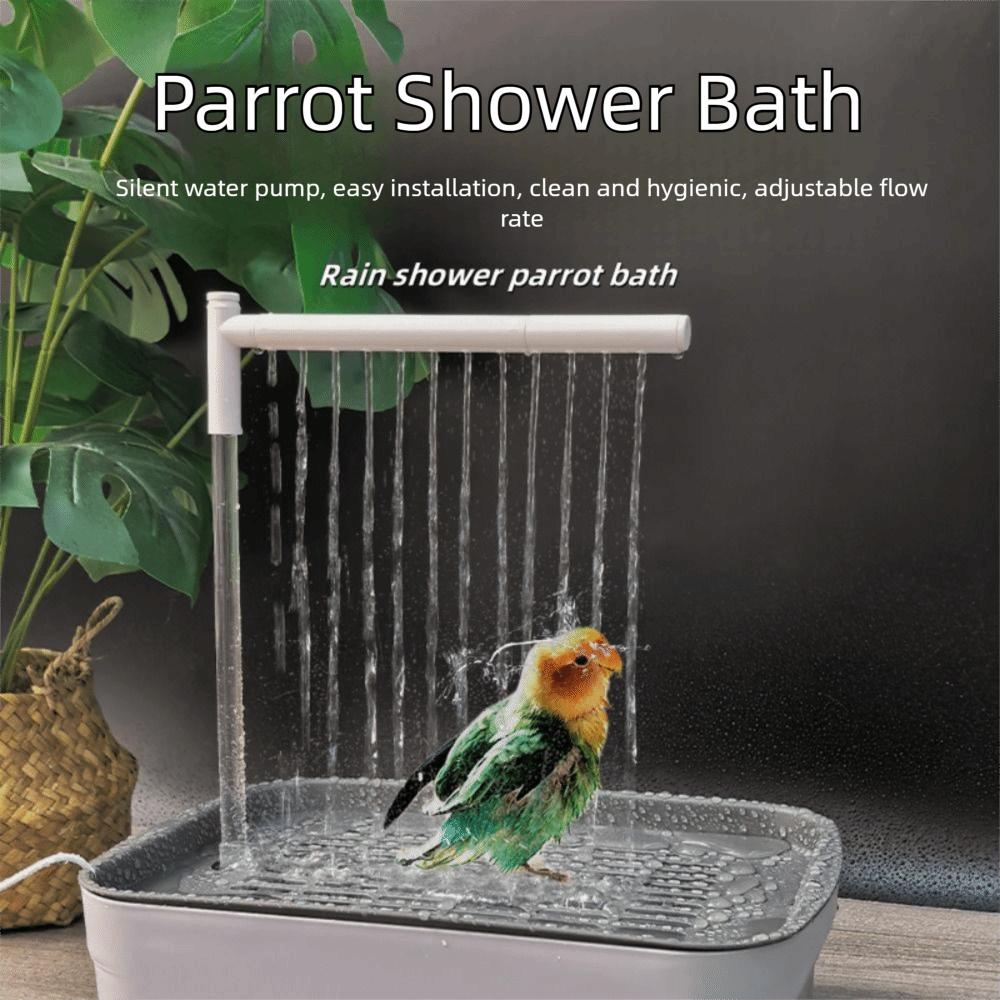 USB Попугай Птичья Ванна Автоматическая Птичья Ванна Душ Фонтан Товары для Питомцев