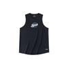 Basketball Series Letter Round Neck Sleeveless Tank Top Unisex Tops Black 952321104-2