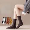 Female Spring and Autumn Pure Cotton Pumping Strips Deodorant Wicking Sweat In The Tube Cotton Socks