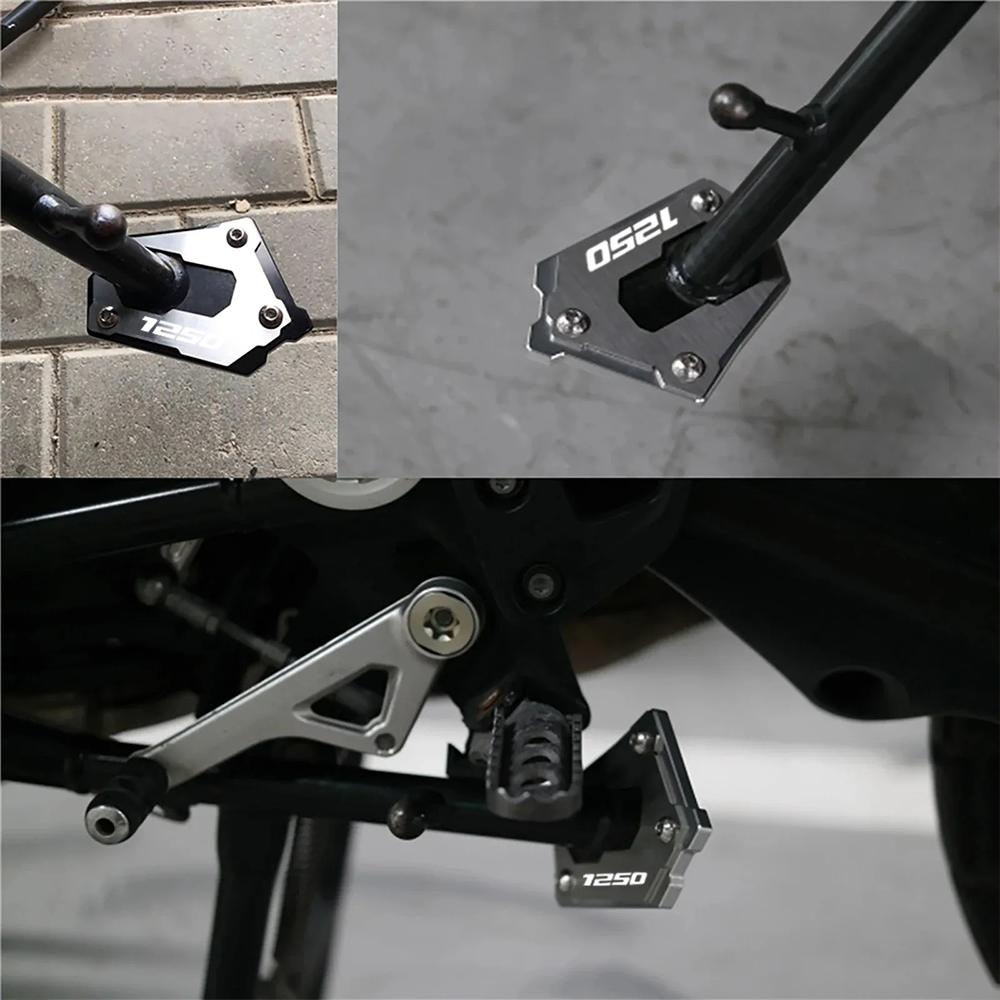 For R1250GS R1200GS Motorcycle Kickstand Side Stand Extension Pad For BMW R1250 R1200 GS Adventure  R 1250 GSA gs1250 HP