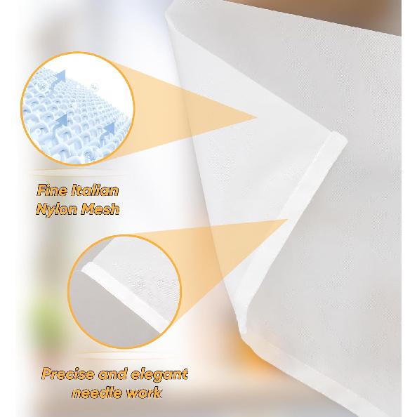 6 Pack Nut Milk Bag Reble Nylon Cheese Cloth Bag for Straining Washable Nut Bag Strainer 12×8 In Fine Mesh Bag Strainer for Straining Fruit Juice