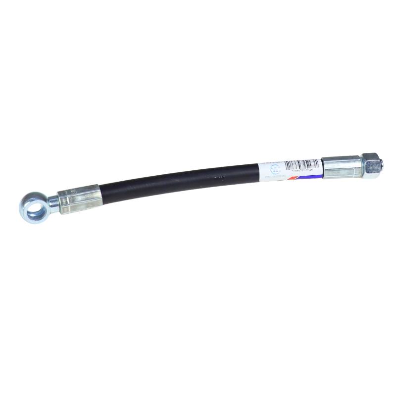 Hydraulic hose DN10 350bar internal thread M18x1.5 straight / eyelet RNM 16x1.5, -320mm DN10-2SN PZL-HYDRAL