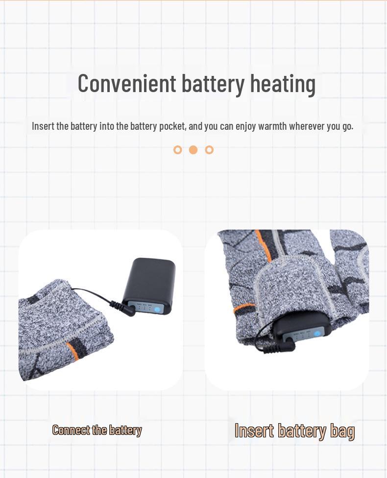 USB Перезаряжаемые Зимние Носки с Подогревом для Мужчин и Женщин - Высокие, Защита от Холода