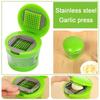 Многофункциональный Маленький Мини Измельчитель Чеснока Креативный Измельчитель Чеснока и Овощей Кухонный Инструмент Контейнер для Пюре из Чеснока Домашние Аксессуары