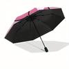 1pc My Melody Bunny Mirror Umbrella with Plastic Handle,Suitable for All Seasons Home Travel Outdoor UmbrellaSanlio057