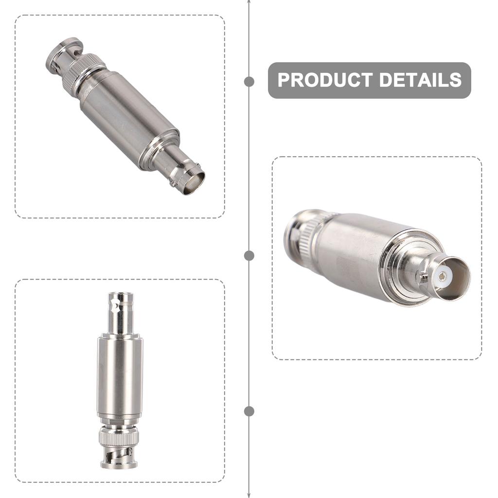 1pc DC To 3GHz 5W BNC-JK Coaxial Fixed Attenuator Male To Female 40dB Attenuation For Testing Communication Setups