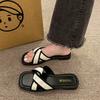 Slippers Women's Summer Outer Wear 2025 New Fashion Small Fragrance Versatile Korean Version Soft Bottom Flat Bottom Outer Wear Sandals Women Trend