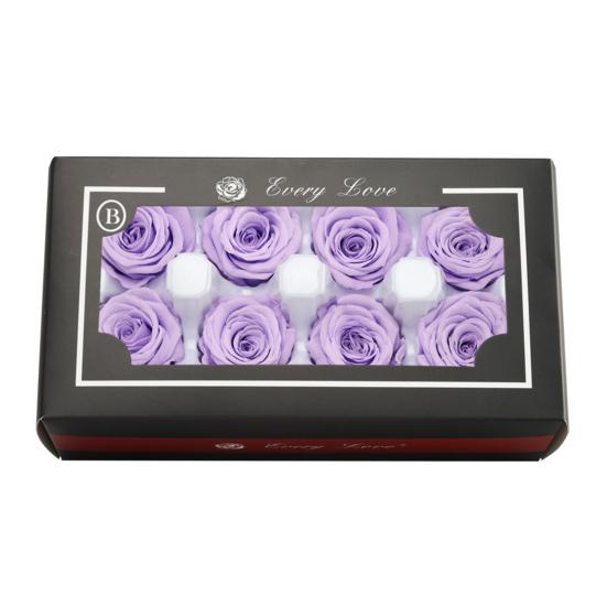 8 шт., вечные цветы розы, яркие цвета, естественный вид, вечное цветение, консервированный цветок ручной работы, украшение в виде розы