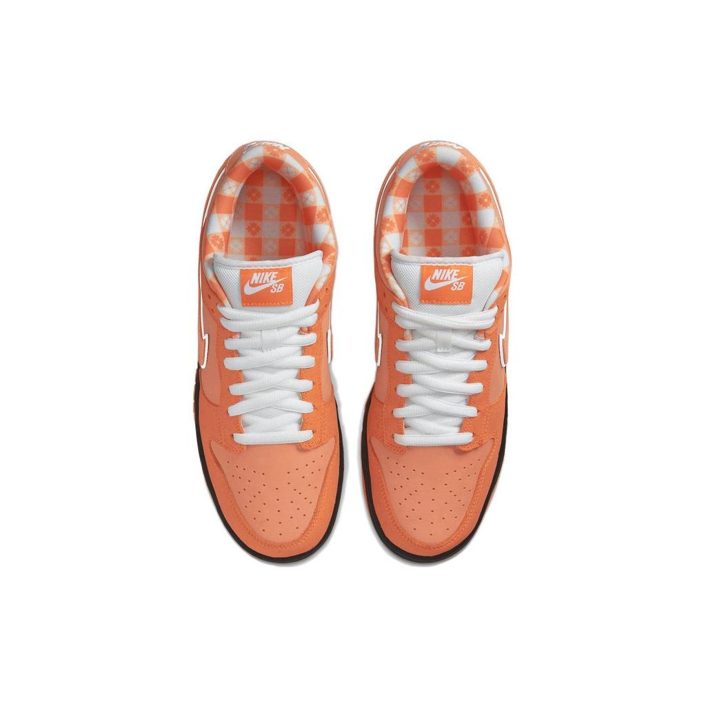 Concepts X Nike Dunk Low SB Orange Lobster Unisex Sneakers Orange-Frost Electro-Orange White FD8776-800