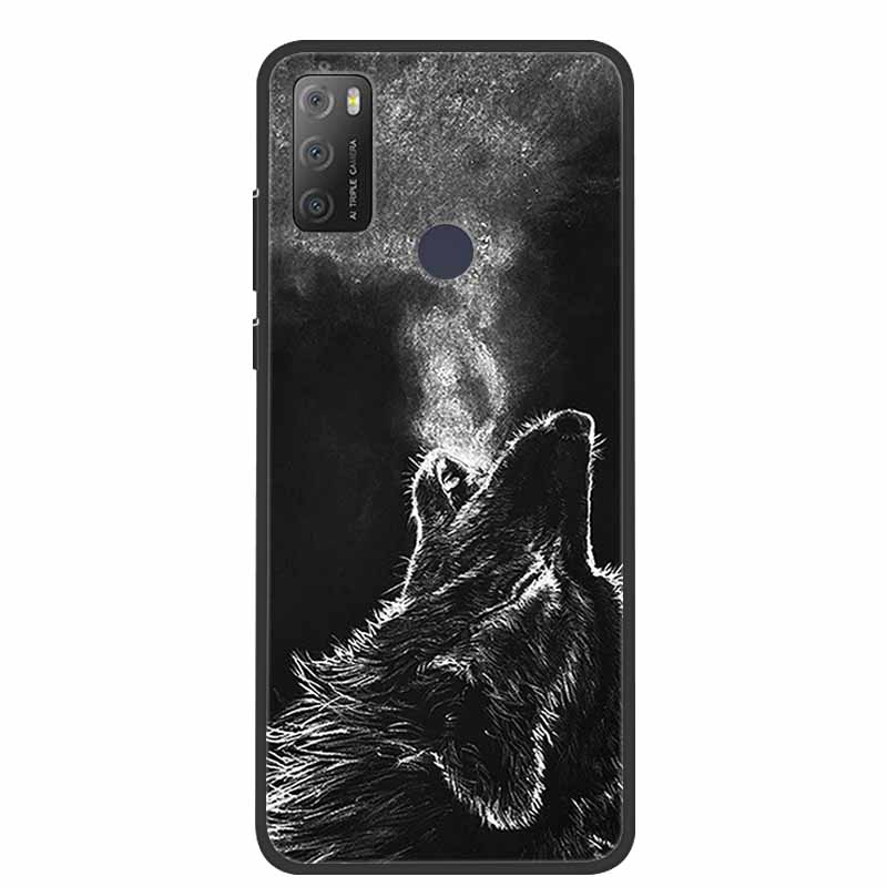 Для Alcatel 1S 2021 чехол роскошный силиконовый мягкий чехол из ТПУ для телефона Alcatel 1S 2020 противоударный милый бампер из ТПУ Fundas Coque