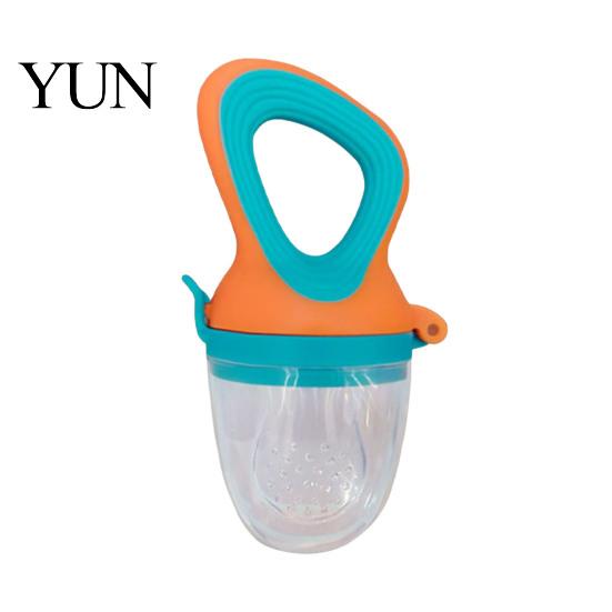 Infant Complementary Food Feeder Silicone Baby Fruit Pacifier, Self Feeding And Teething Relief Tool Toy, Easy to Hold Seamless Odorless Toddler