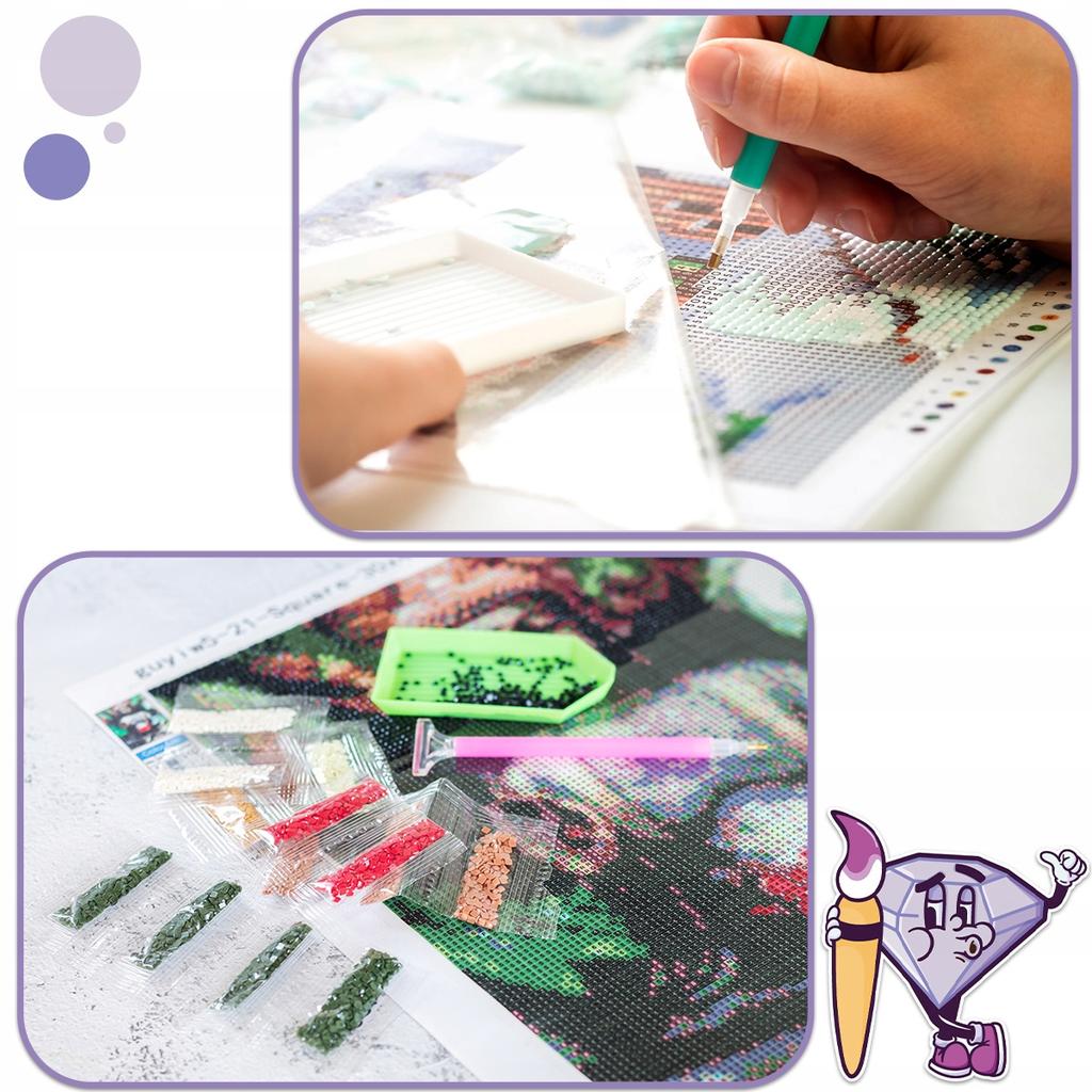 Ob_L_82 - Diamond Painting 30X40 - Postacie, Para W Paryzu
