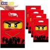 10Pcs Cartoon Ninja Gift Bag Birthday Party Supplies Candy Bag Gift Filling Bag Gifts To Guests Children Baby Shower Supplies