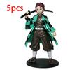 Аниме Demon Slayer Kimetsu no Yaiba фигурка Камадо Танджиро фигурка Agatsuma Zenitsu Nezuko Warrior ПВХ модель игрушки